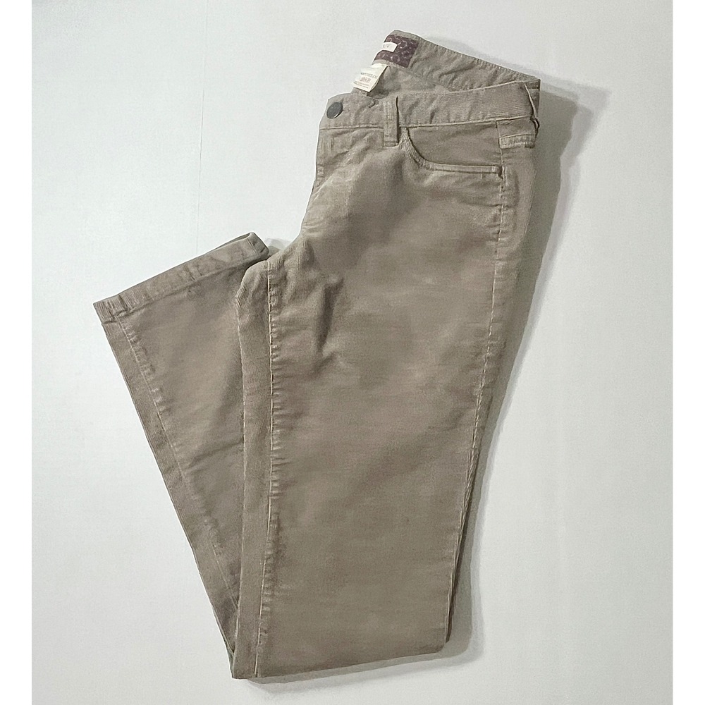 J.Crew Matchstick Corduroy Pants Womens 28R Gray Slim Straight Leg Stretch